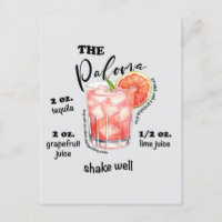 Paloma Recette Cocktail Mixologie Art