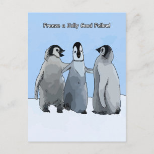 Carte Postale Pals de pingouin