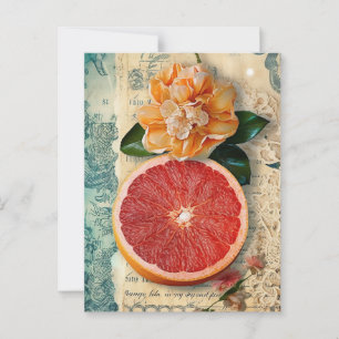 Carte Postale Pamplemousse