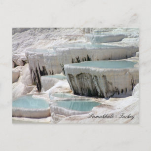 Carte Postale Pamukkale - Bleus Pools Romains, célèbre Turquie