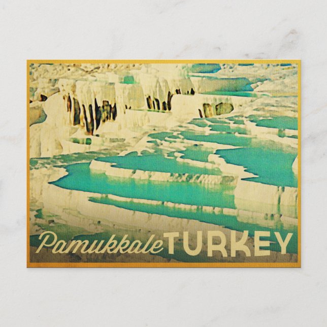 Carte Postale Pamukkale Turquie (Devant)