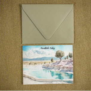 Carte postale Pamukkale Turquie Travel Landcape