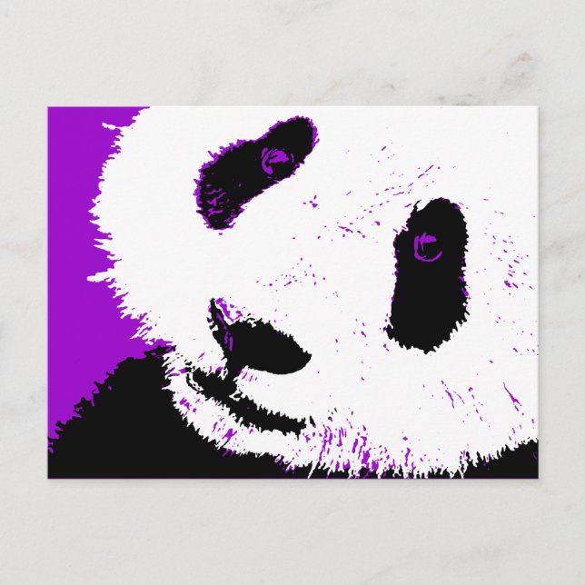 Carte Postale panda. (Devant)
