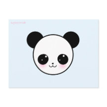 carte postale Panda-chan Aqua