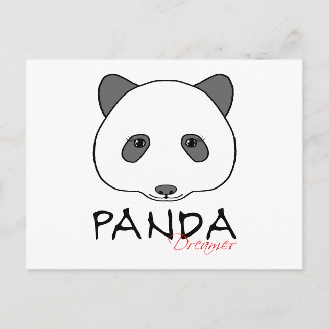 Carte Postale Panda Dreamer (Devant)