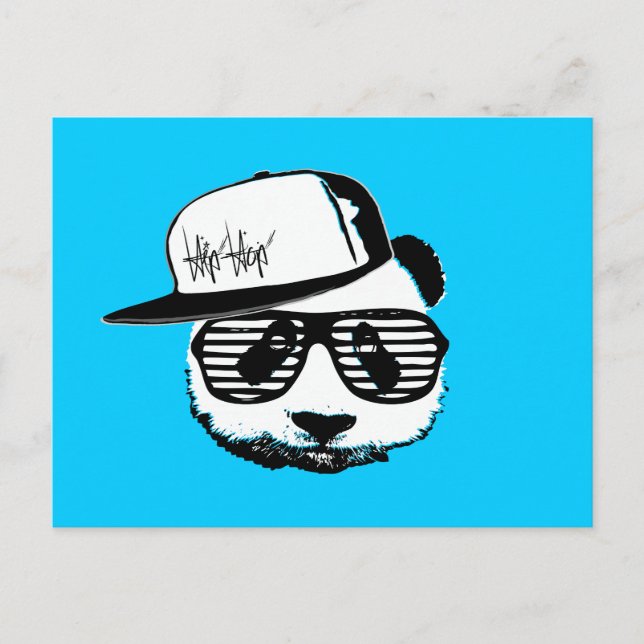 Carte Postale Panda du ghetto (Devant)