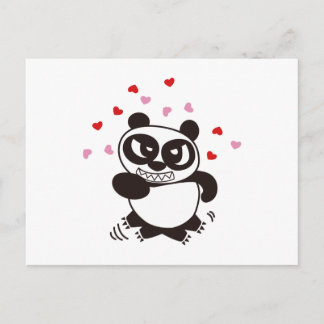 Carte Postale Panda Face En Colère 32