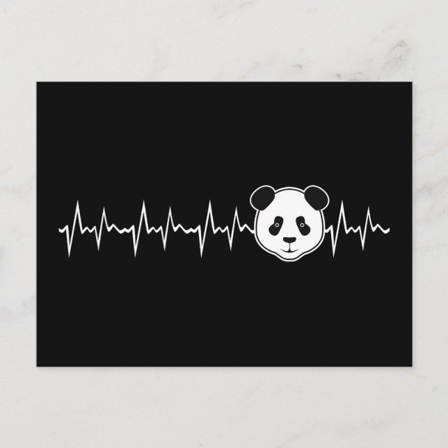 Carte Postale Panda Lover (Devant)