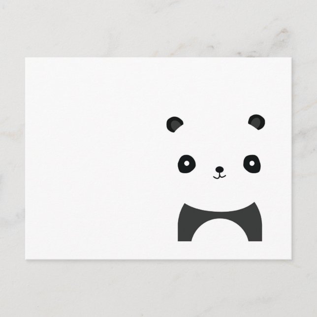 Carte Postale Panda paisible (Devant)