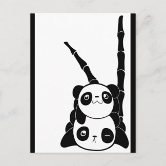 Carte postale Panda Pile