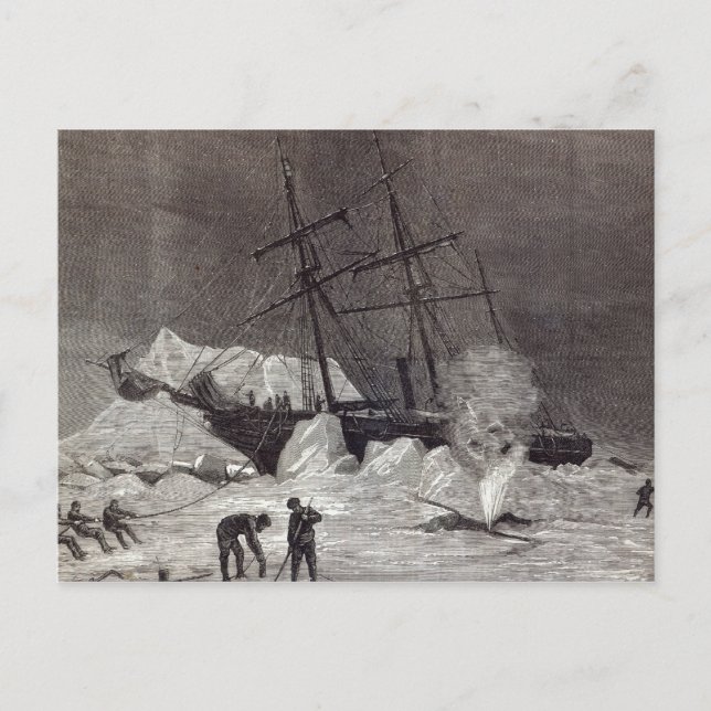 Carte Postale Pandora est trempée dans la glace (Devant)