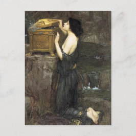 Carte Postale Pandora, par John William Waterhouse, 1896