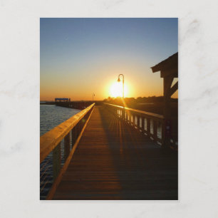 Carte Postale Panier à souris Sunset Charleston SC