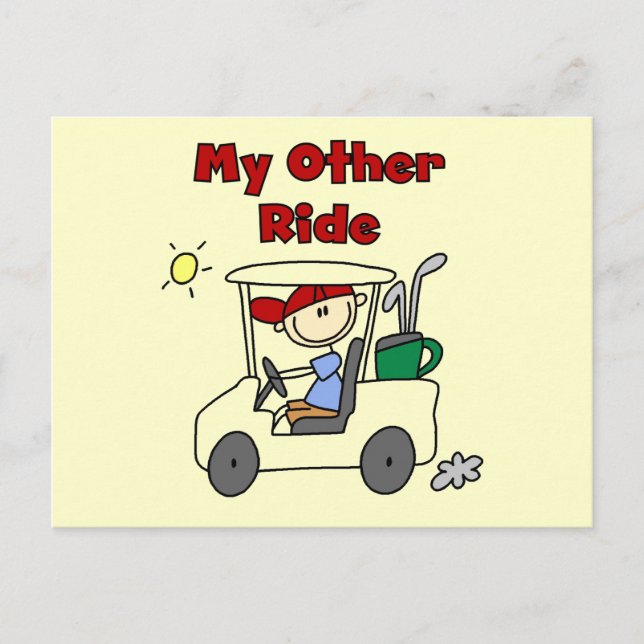 Carte Postale Panier de golf Autres t-shirts et cadeaux de rando (Devant)