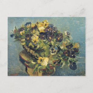 Carte Postale Panier de Pansies, Vincent Van Gogh