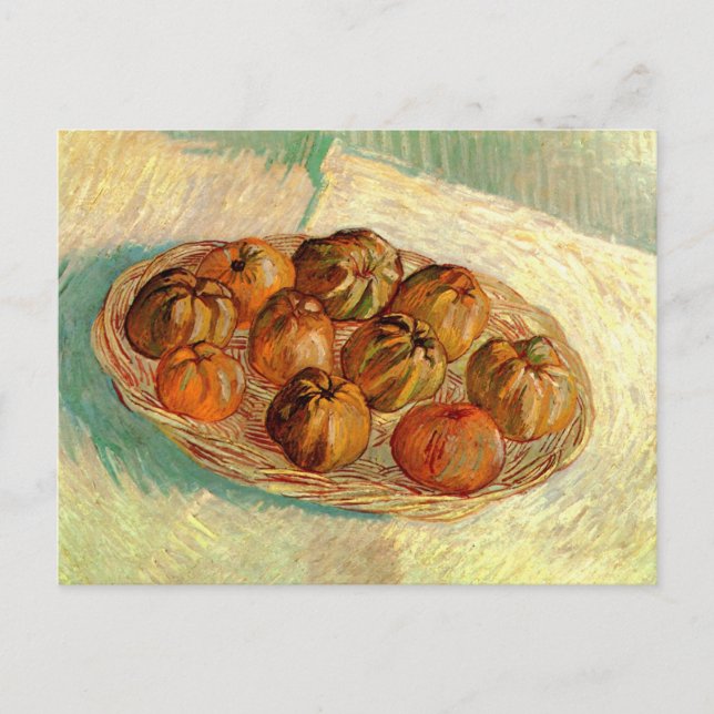 Carte Postale Panier de pommes à Pissarro par Vincent van Gogh (Devant)