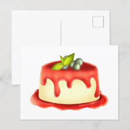 Carte Postale Panna Cotta crémeuse