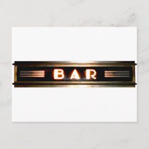 Carte Postale Panneau barre