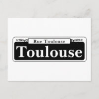 Panneau de la rue Toulouse, Nouvelle-Orléans