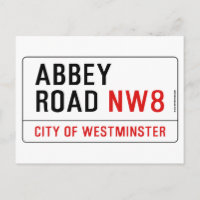 Panneau de rue Abbey Road