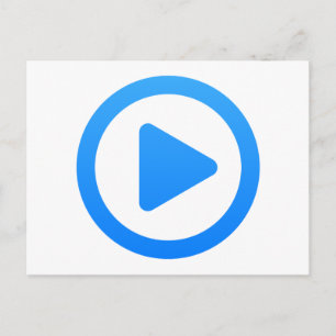 Carte Postale Panneau du lecteur multimédia