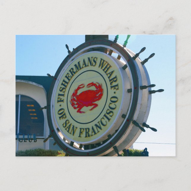 Carte Postale panneau du quai de san fran (Devant)