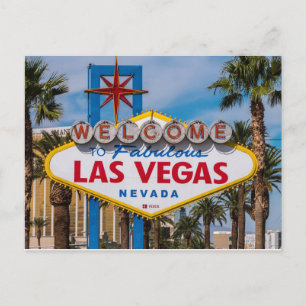 Carte Postale Panneau Las Vegas, Las Vegas, Nevada
