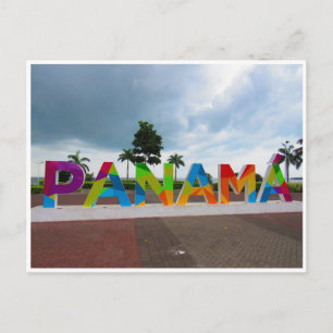 Carte Postale panneau panama