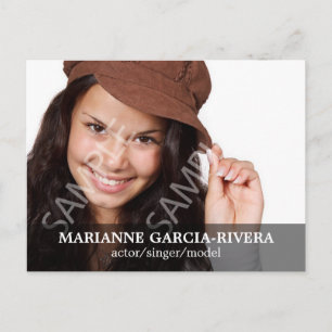 Carte Postale Panneau transparent Acteur double casque