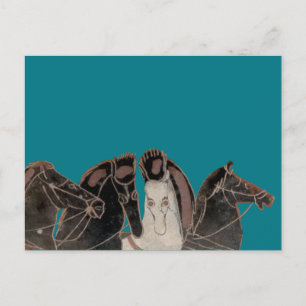 Carte Postale Panoply - Ancient Greek chariot horses