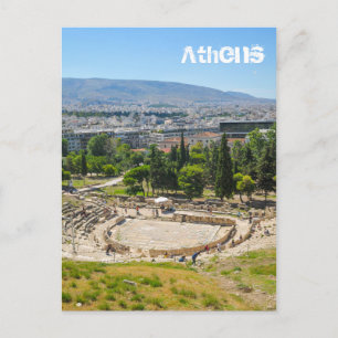 Carte Postale Panorama d'Athènes, Grèce