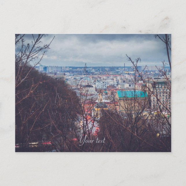 Carte Postale Panorama de Kiev (Devant)