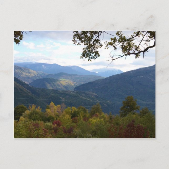 Carte Postale Panorama de la Calabre (Devant)