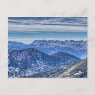 Carte Postale  Panorama des Alpes françaises 