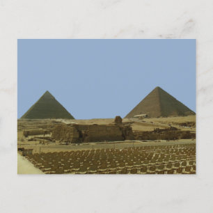 Carte Postale Panorama des pyramides égyptiennes