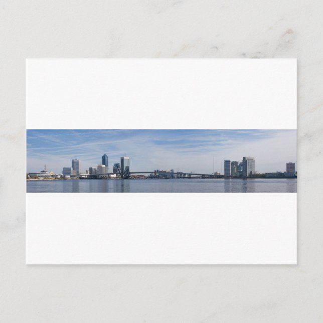 Carte Postale panoramique de jacksonville (Devant)