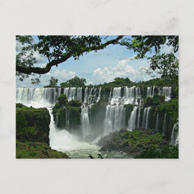 Carte Postale Panoramique Des Chutes D'Iguazu (Devant)