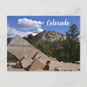Carte postale panoramique d'Estes Park Colorado