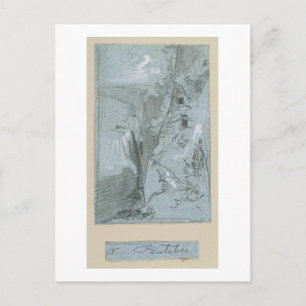 Carte Postale Pantalica, de 'Vues sur la Sicile (craie & gouache