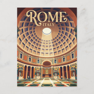 Carte Postale Panthéon Italie