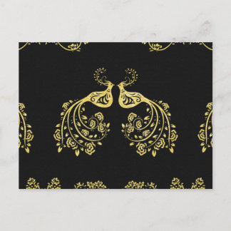 Carte Postale Paons amoureux