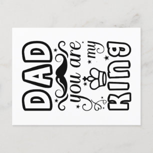 Carte Postale Papa Chess King