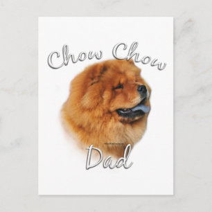 Carte Postale Papa Chow Chow 2