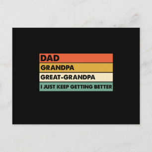 Carte Postale Papa grand-père grande Fête des pères grand-père