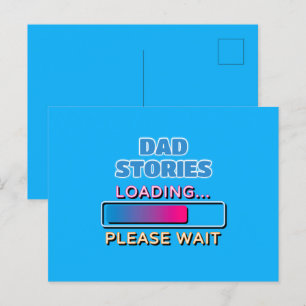 Carte Postale Papa Histoires Chargement Veuillez Patienter