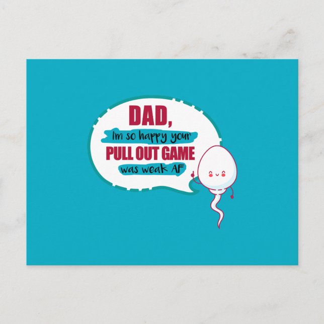 Carte Postale Papa, je suis tellement heureux que ton jeu pour s (Devant)