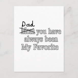Carte Postale Papa Toujours Ma Fête des pères Favorite De Plaisa