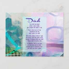 Carte Postale Papa, tu as été à mes côtés - Sympathie