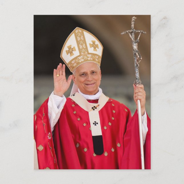 Carte Postale Pape Leo XIV Pentecôte dimanche 2025 (Devant)