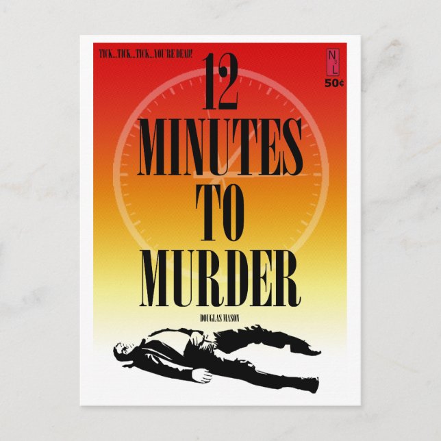 Carte Postale Paperback : 12 Minutes De Meurtre (Devant)